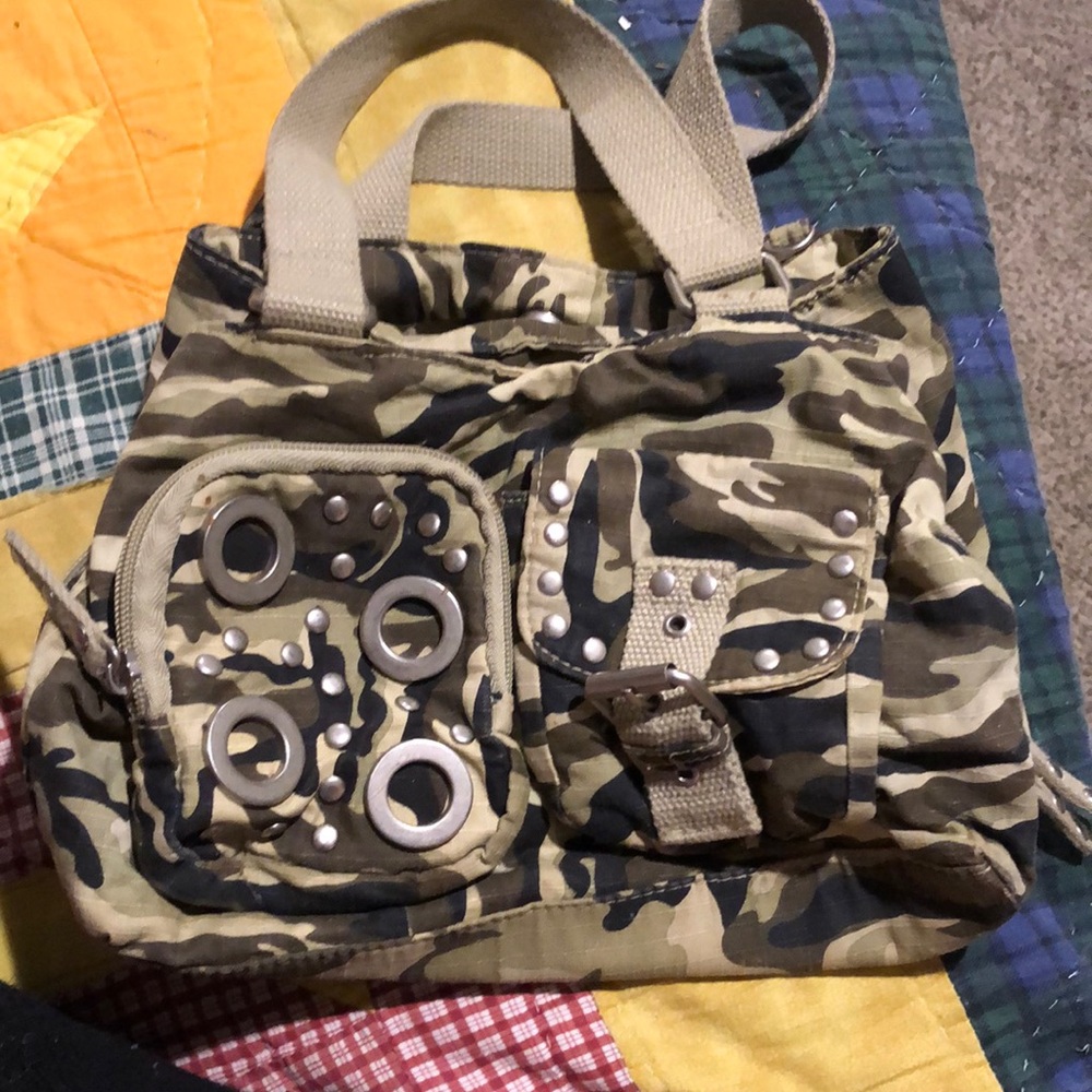 Vintage Camo Purse